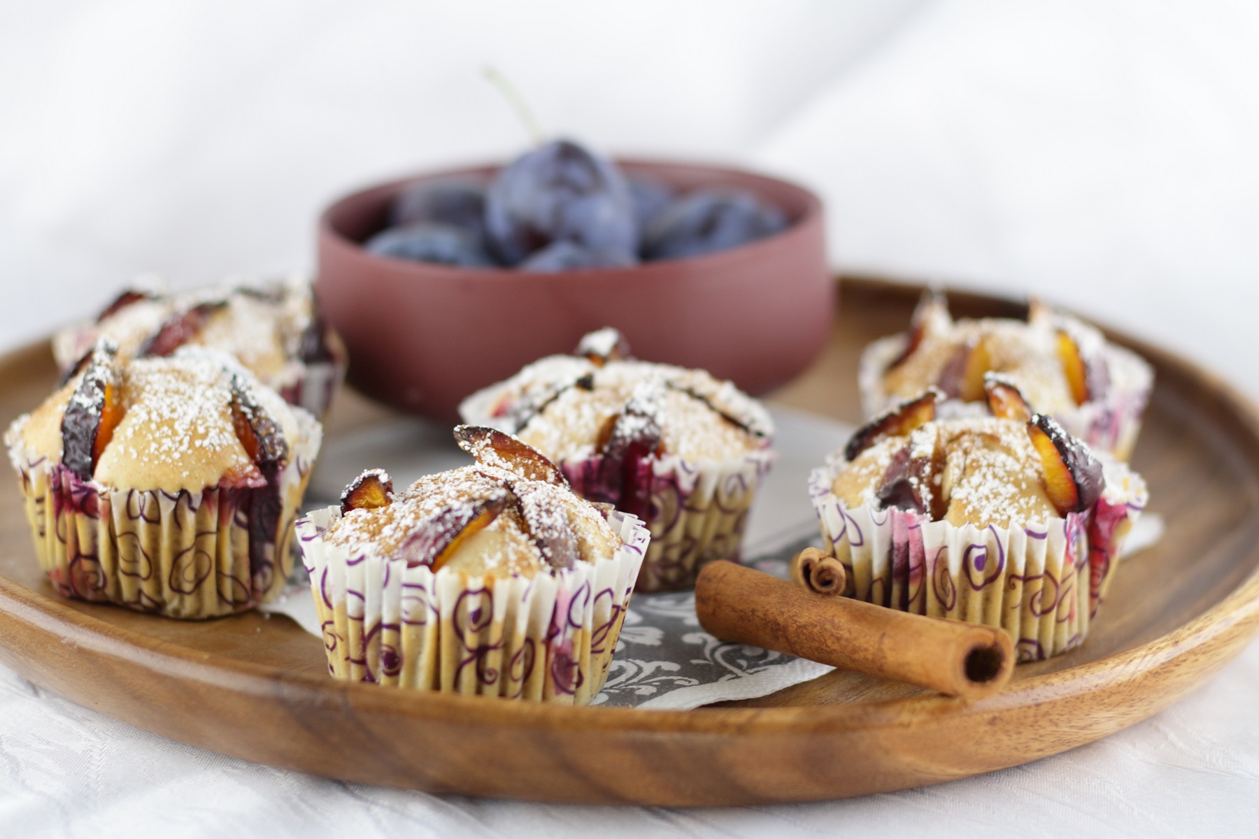 Zwetschgen-Muffins mit Zimt und Vanille - #zwetschgen #zwetschgenmuffins #muffins #pflaumen #pflaumenmuffins #plum